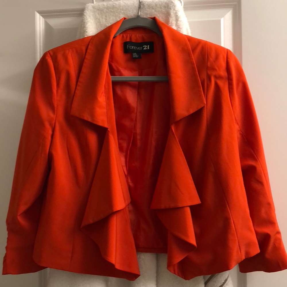3/4 sleeve blazer